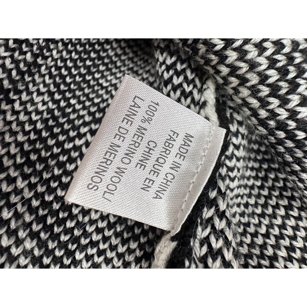 Haute Hippie Pullover Sweater Crewneck #animalcore Knit Cream Black Size M/L - Picture 6 of 7